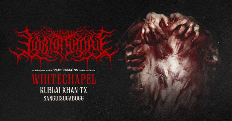 Lorna Shore, with Whitechapel, Kublai Khan TX, and Sanguisugabogg at Tech Port on October 4, 2024.