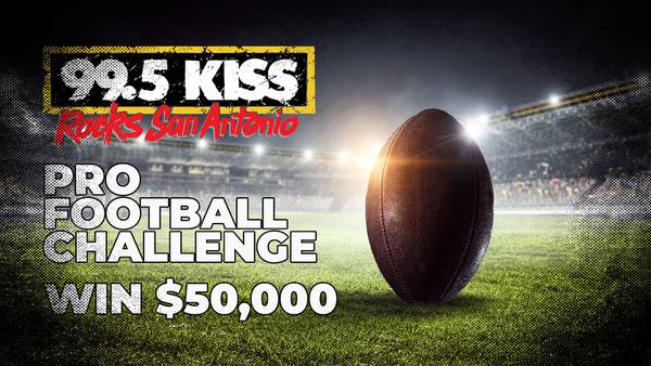 Make Your Pro Football Picks for a Chance at $50,000 with 99.5 KISS!