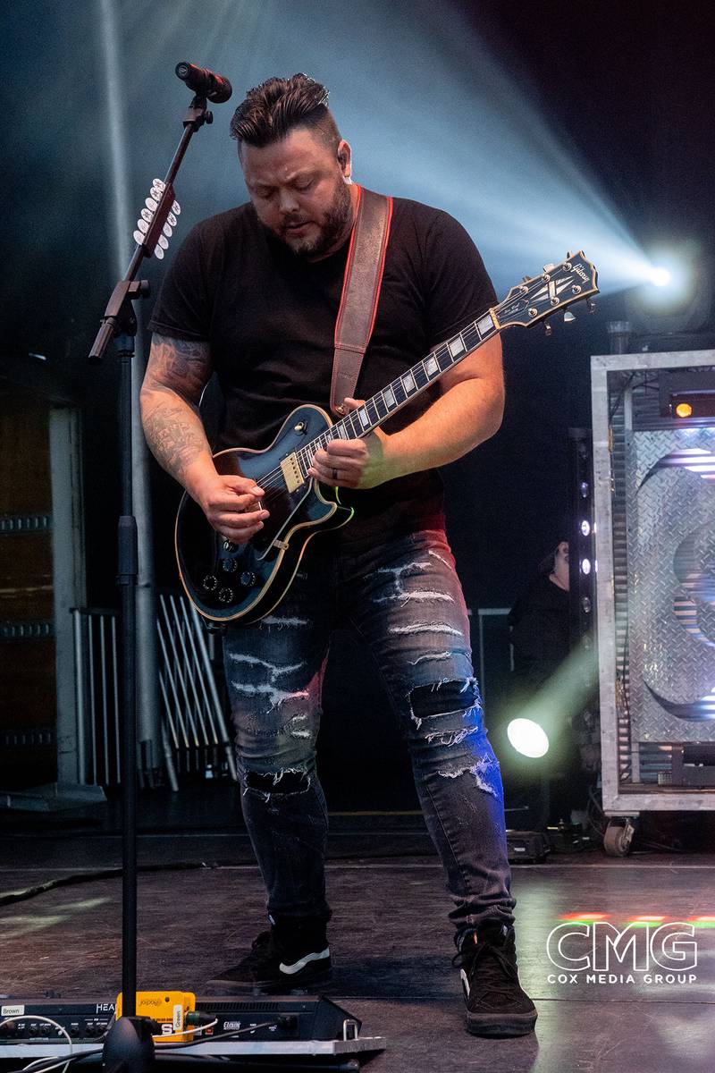 Hinder hit the stage in San Antonio for Oyster Bake on April 20, 2024, and rocked the Saturday crowd! No one cared about any chance of rain with this show on stage!