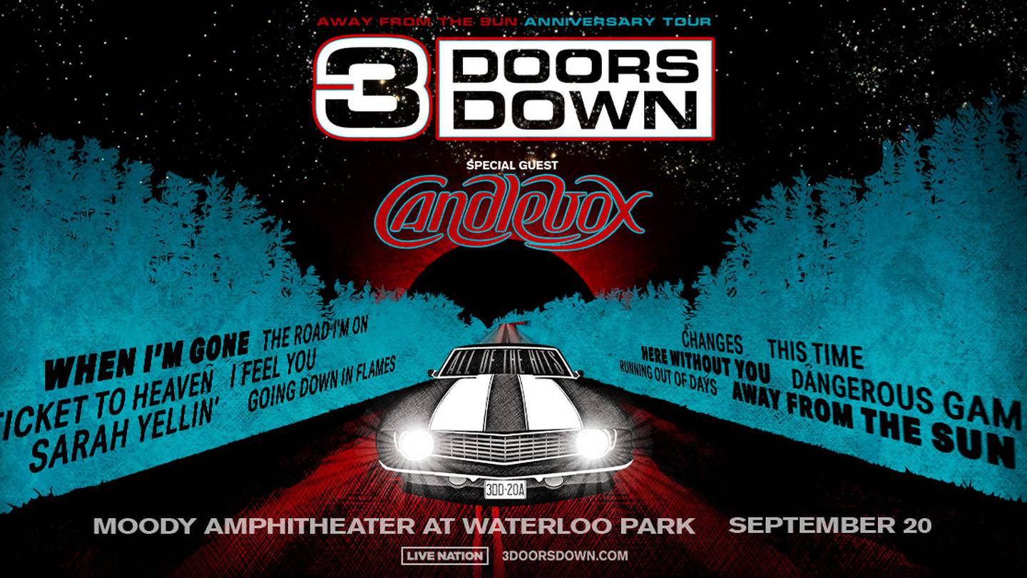 Win Tickets to 3 Doors Down and Candlebox with Chris @ 5pm