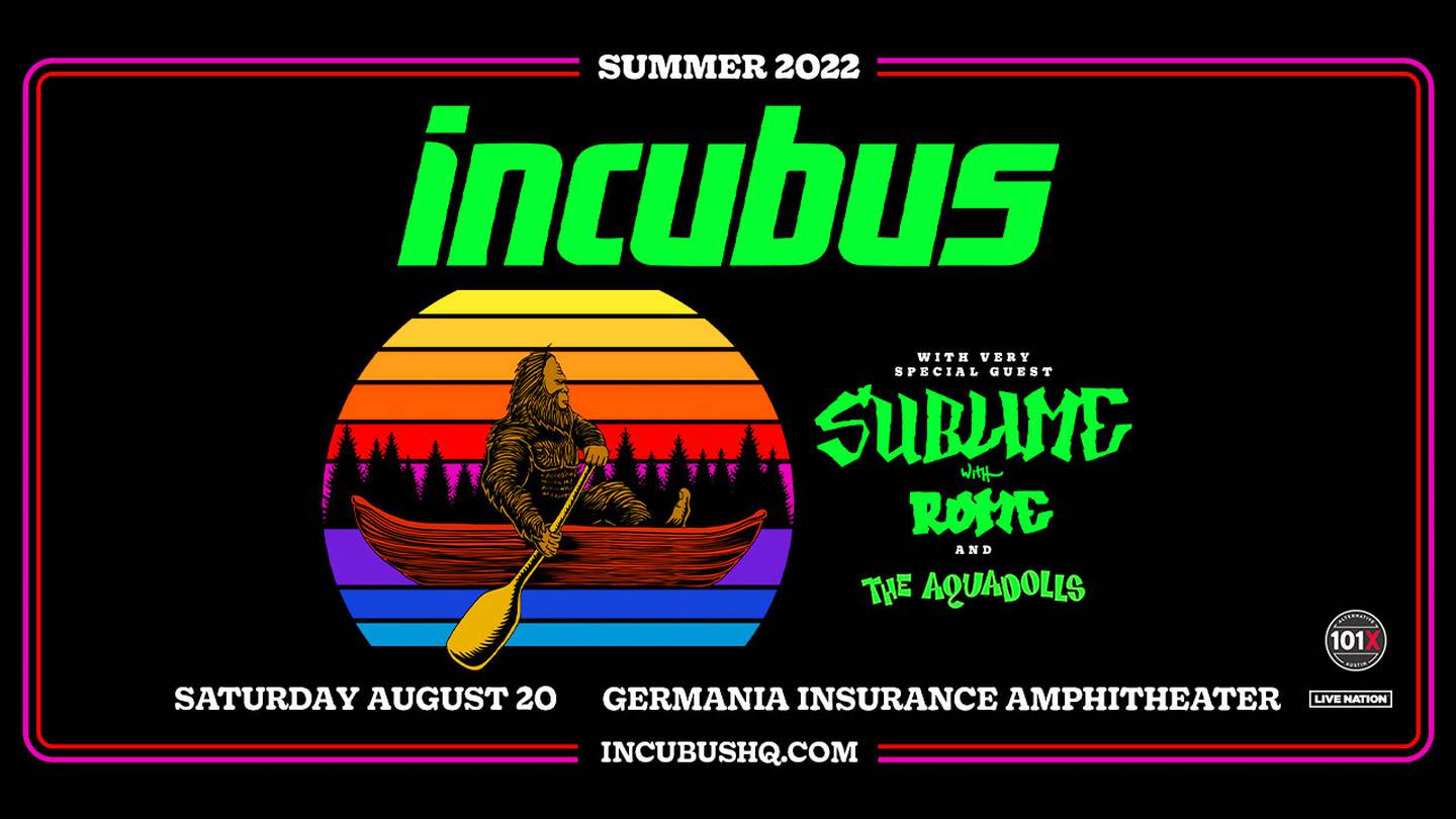 Win Tickets to Incubus at Germania August 20th with Chris at 4:20