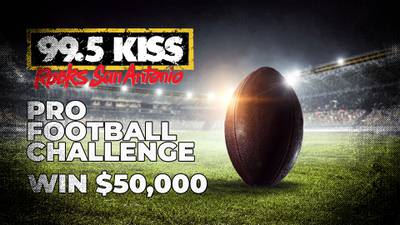Make Your Pro Football Picks for a Chance at $50,000 with 99.5 KISS!