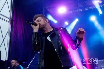 Hinder hit the stage in San Antonio for Oyster Bake on April 20, 2024, and rocked the Saturday crowd! No one cared about any chance of rain with this show on stage!