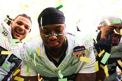 College Football Playoff Quarterfinal Capital One Orange Bowl CFP Oregon Ducks Texas Tech Red Raiders Hard Rock Stadium Miami Gardens, Florida