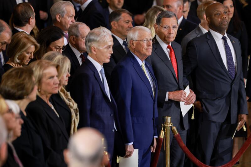 Sen. Lindsey Graham memorial at the U.S. Capitol.
