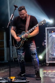 Hinder hit the stage in San Antonio for Oyster Bake on April 20, 2024, and rocked the Saturday crowd! No one cared about any chance of rain with this show on stage!